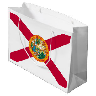 Florida State Flag Design Large Gift Bag