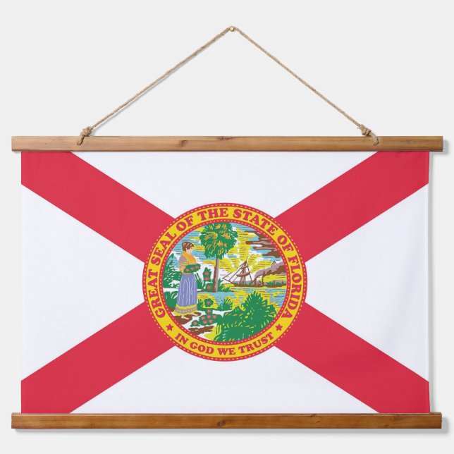 Florida State Flag Hanging Tapestry (Front)