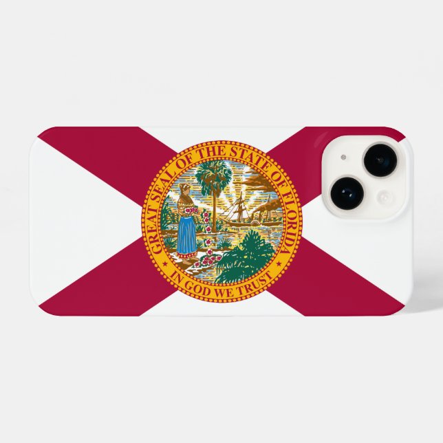 Florida state flag iPhone case (Back Horizontal)