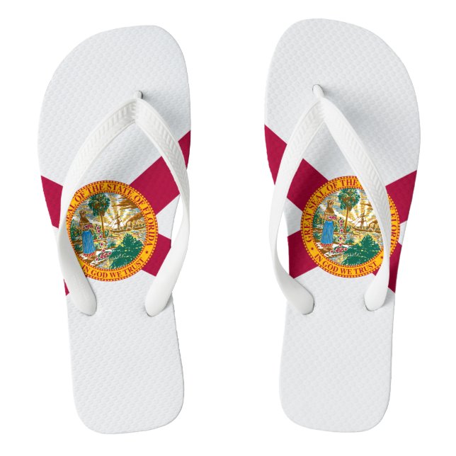 Florida State Flag Jandals (Footbed)