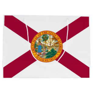 Florida State Flag Large Gift Bag