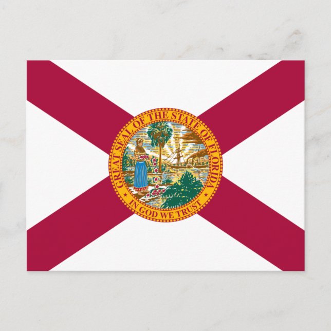 Florida State Flag.png Postcard (Front)