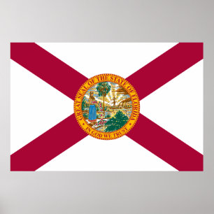 Florida State flag Poster