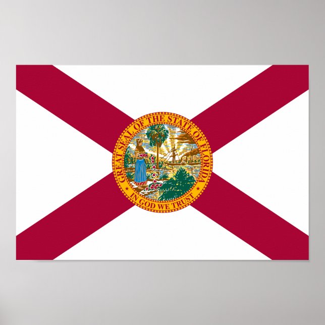 Florida State Flag Poster (Front)