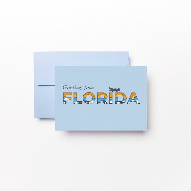 Florida State Flat Thank You Card (Creator Uploaded)
