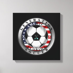 Florida State Generation X American Soccer Canvas Print