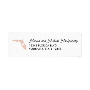 FLORIDA State Map with Heart - ANY COLOR!  