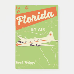 Florida State retro poster. Post-it Notes