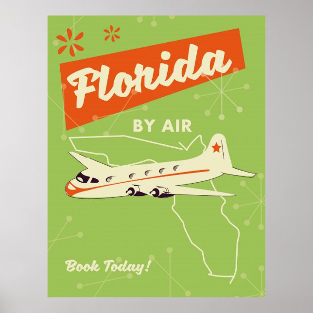 Florida State retro poster. Poster (Front)