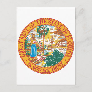 Florida State Seal Postcard