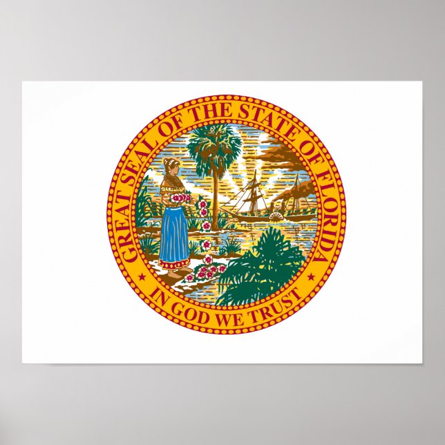 Florida State Seal Poster (Front)