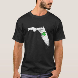 Florida State St Patrick S Day Florida Green Shamr T-Shirt