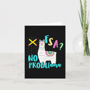 Florida State Test Day Llama For Students1  Card