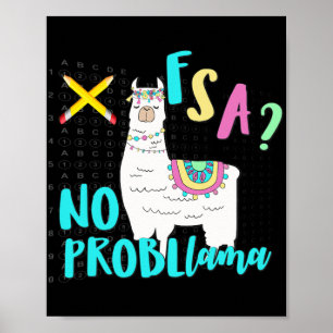 Florida State Test Day Llama For Students1  Poster