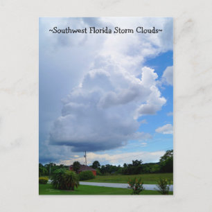Florida storm clouds Cape Coral Postcard