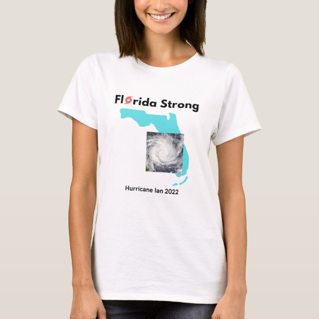 Florida Strong Hurricane Ian 2022 Survivor T-Shirt (Front)