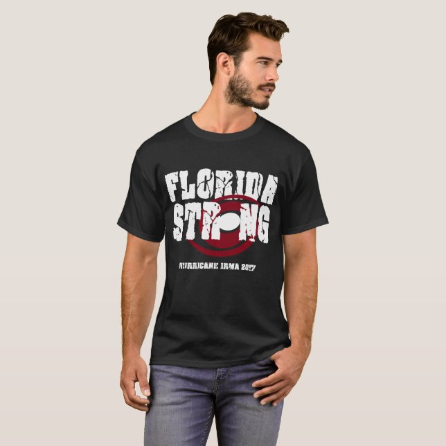 Florida Strong Hurricane Irma 2017 T-Shirt (Front Full)