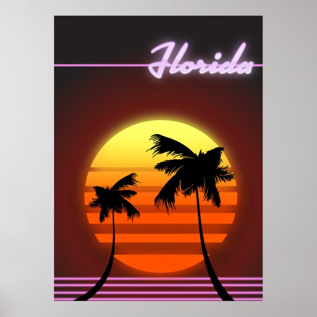 Florida Sunset 1984 poster (Front)