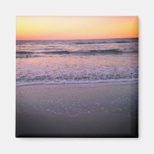 Florida Sunset Beach Photograph Magnet