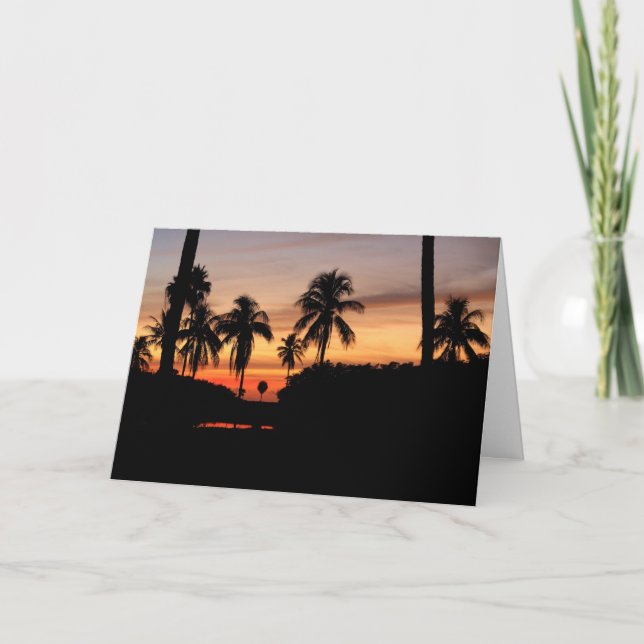 Florida sunset card (Front)