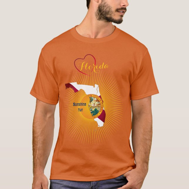 Florida Sunset Fun T-Shirt (Front)