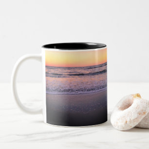 Florida Sunset Photo Two-Tone Coffee Mug