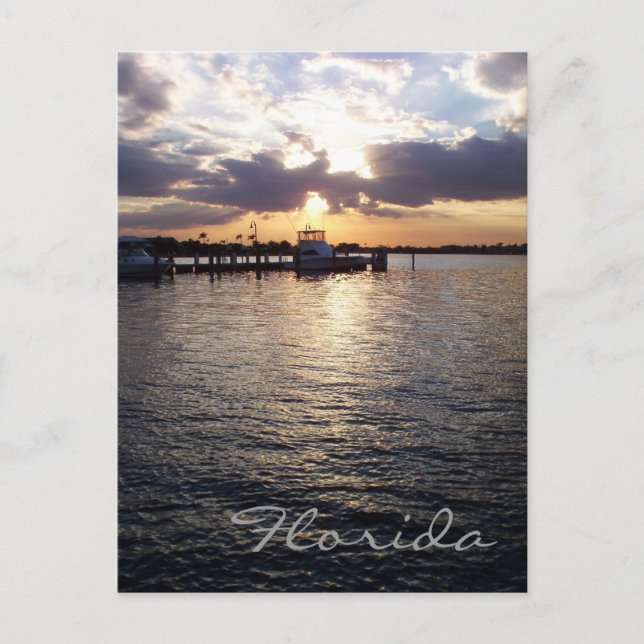 Florida Sunset Postcard (Front)