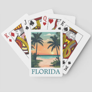 Florida Sunshine State – Tropical Beach Paradise Playing Cards