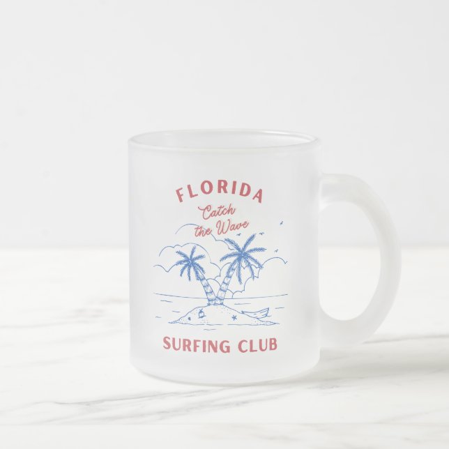 Florida Surf Frosted Mug (Right)