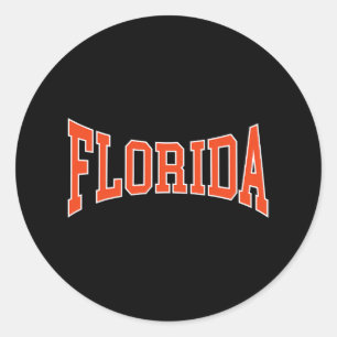 Florida T- 1  Classic Round Sticker