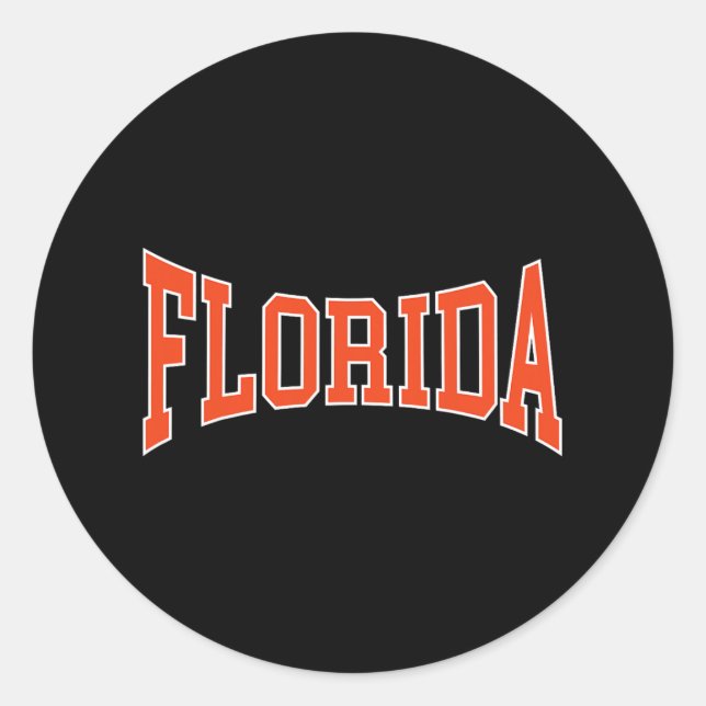 Florida T- 1  Classic Round Sticker (Front)
