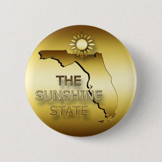FLORIDA THE SUNSHINE STATE 6 CM ROUND BADGE