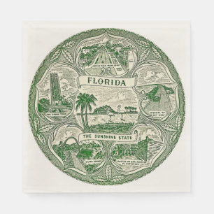 Florida the Sunshine State Napkin
