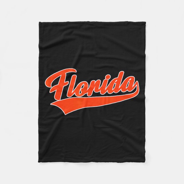 Florida - Throwback Design - Classic Fleece Blanket (Front)