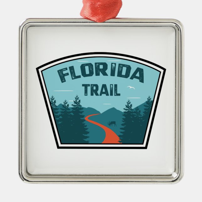 Florida Trail Metal Tree Decoration (Front)