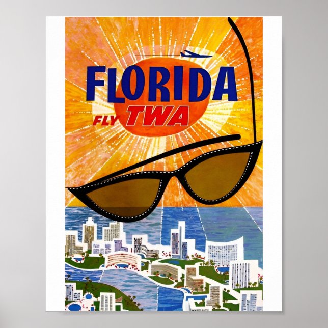 Florida Travel Poster (Front)