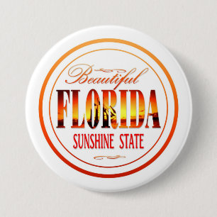 Florida USA 7.5 Cm Round Badge