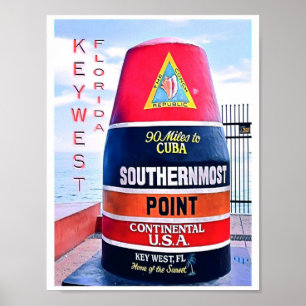 Florida - Usa - Mosaic - Poster