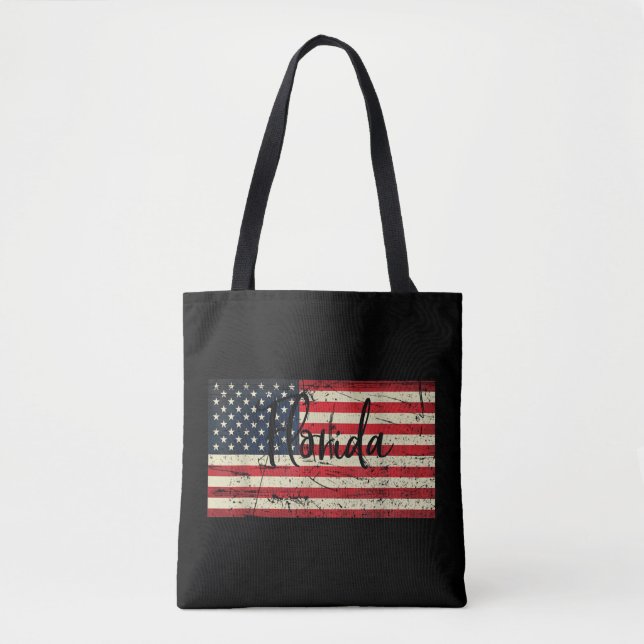 Florida USA State America Travel Floridian Xmas Tote Bag (Front)