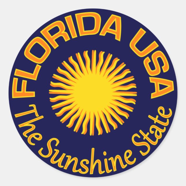 Florida USA stickers (Front)