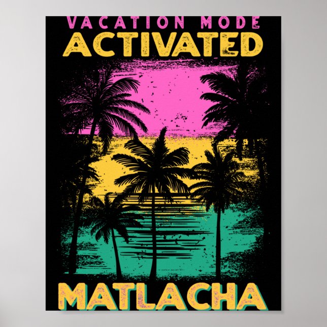 Florida vacation mode activated matlacha poster (Front)