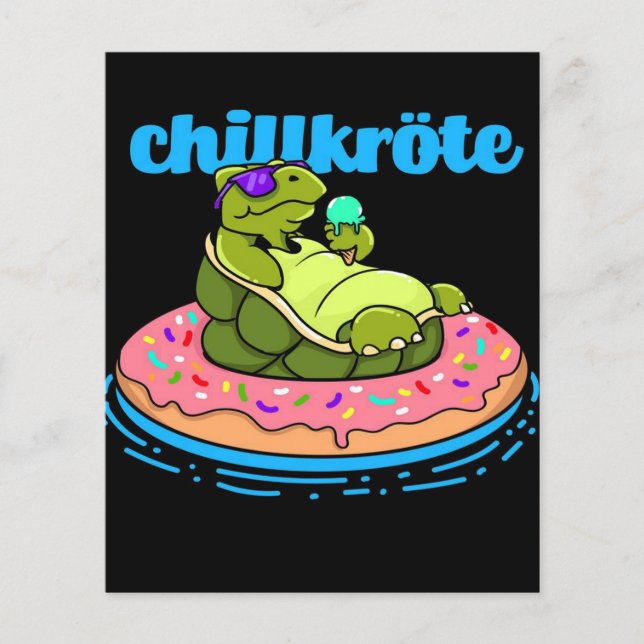 Florida Vacation | Vintage Retro Sea | Turtle  Flyer (Front)