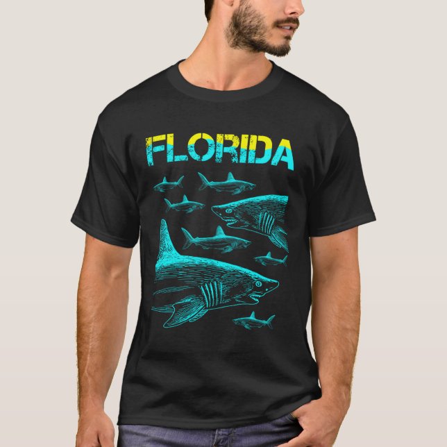 Florida Vacation With A Shark T-Shirt (Front)
