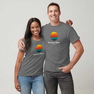 Florida Vibes Retro Sunset USA T-Shirt