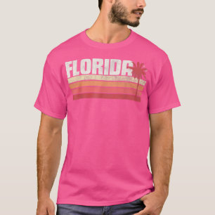 Florida Vintage Distressed Retro 70s 80s Gift Bea T-Shirt