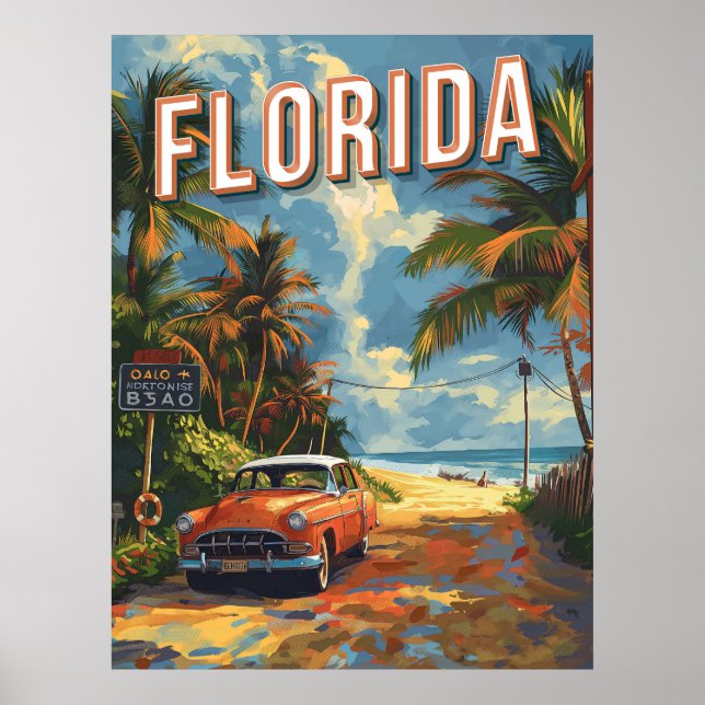 Florida Vintage Poster (Front)