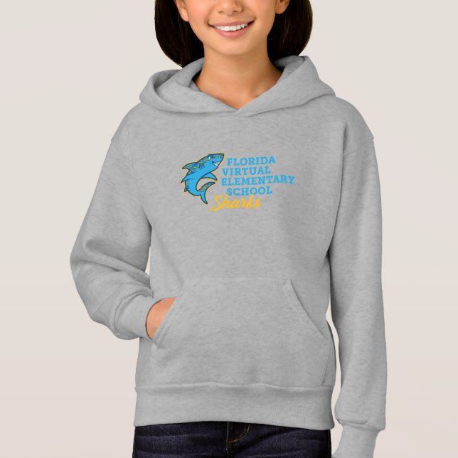 Florida Virtual Elementary Sharks, Grey  (Front)