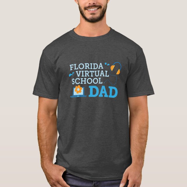 Florida Virtual School Dad T-Shirt (Grey) (Front)