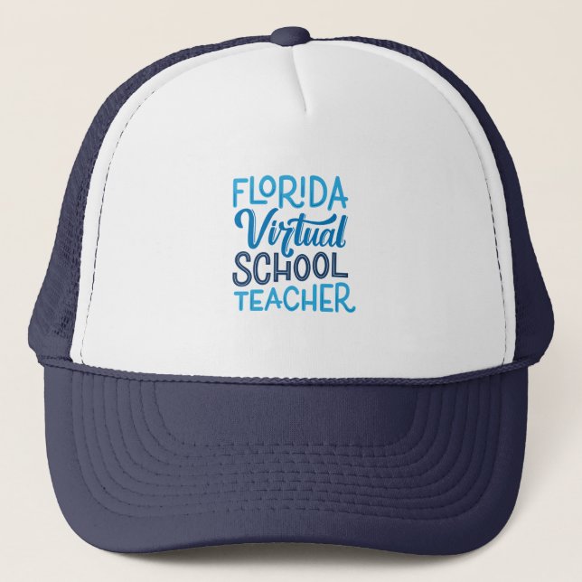 Florida Virtual School Teacher Trucker Hat (Front)