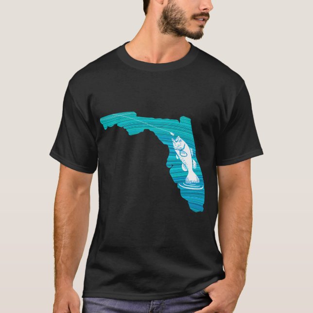 Florida Wave Fishing T-Shirt (Front)